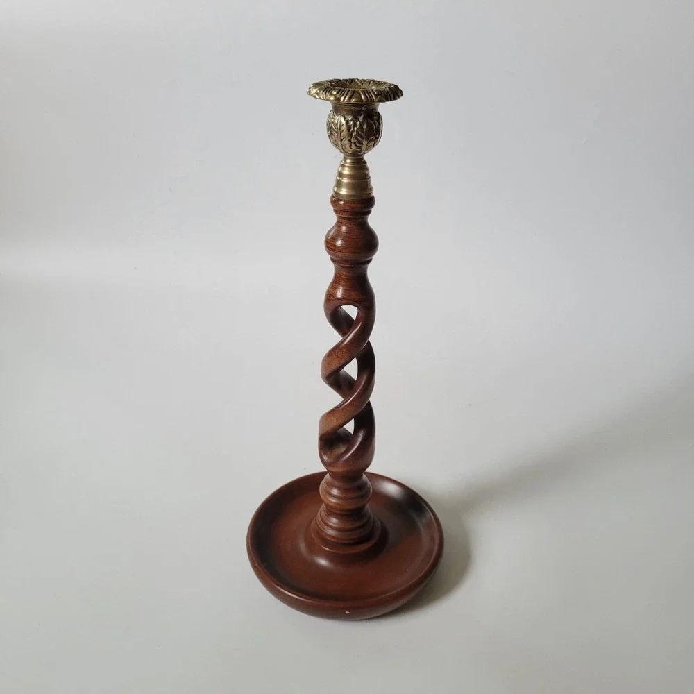 Vintage Open Barley Twist Candle Stick 15